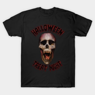 Halloween Treat Night Vampire Skull T-Shirt
